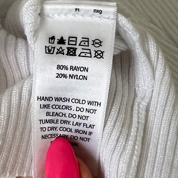 House of Harlow high neck cropped tank - Picture 5 of 5